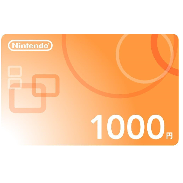JAPAN Nintendo eShop Card 1000 yen